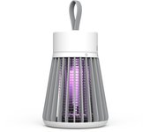Lámpara repelente de mosquitos Lámpara para matar mosquitos 5W UV Eficaz Lámpara repelente de mosquitos eléctrica Alcance 50m², Sin radiación repelente para balcón Cocina Dormitorio (Blanco)
