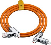 120W 4 in 1 Multi-function Mobile Phone Data Cable PD Fast Charging Cable Charger for Huawei Xiaomi iPhone