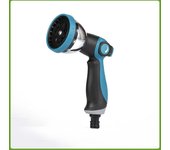 Pistola de agua Pulverizador Jardín Ducha de mano Agua de alta presión Botón ajustable Fácil control Lavado de autos Agricultura Riego Riego de animales (Verde)