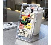 Fashion Lable Case For iPhone 16 15 11 13 14 Pro Max 12 XR X XS 7 8 Plus SE 16promax 15promax Silicon Transparent Covers Funda