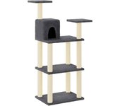 Rascador para Gatos con postes de isal color crema 97,5 cm