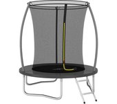 vidaXL Cama Elástica Redonda 80 kg 183x52 cm Cerramiento Jardín Patio Infantil Color Gris,  Azul, y mas