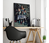 Emilia Mernes Singer Classic Movie Posters Fancy Wall Sticker for Living Room Bar Decoration Room Wall Decor