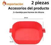20cm Air Fryers Oven Baking Tray Fried Chicken Basket Mat AirFryer Silicone Pot Round Replacemen Grill Pan Accessories