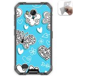 Tumundosmartphone Funda Gel Tpu para Ulefone Armor X6 diseño Mariposas Dibujos