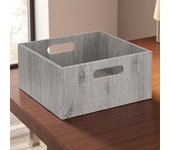 Caja Organizadora de Madera 5five Mix & Modul con Efecto Roble Gris – Estilo Nórdico – 3 Tamaños Disponibles