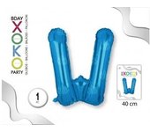 Globo Foil, Letras En Color Azul Con Tamaño De 40cm. #Xoko Party #Globo