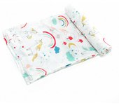 1Pc Muslin 100% Cotton Baby Swaddles Soft Newborn Wrap INS Style Infant Blankets 120*110CM2