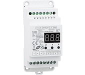 Ledkia Decodificador DMX512 & RDM 12-24V DC CCT/RGB/RGBW Carril DIN 4 Canales  RGBW