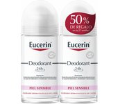Eucerin Desodorante Roll-On Pack de 2 Unidades
