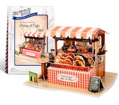 DAM. Puzle 3D WORLD STYLE FRANCIA  Restaurante tradicional 17x11x11cm.