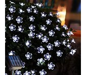 8 Modes 39ft LED Solar Light 100 LED flower Lights Outdoor Waterproof Fairy Garland Lights Christmas Party Halloween Decorations