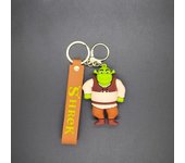 New cross-border creative cartoon monster Shrek Keychain pendant bag Car key chain accessories
