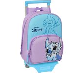 Trolley Sweet Stitch Disney 34cm, diseño compacto y adorable para los fanáticos de Stitch y sus travesuras.