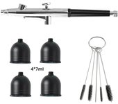 De Aerógrafo Gun Para Uñas With Copos Y Kit De Limpieza Repuesto Para Pintura De Uñas Herramienta De Belleza Multifuncional Metal