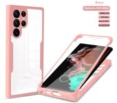Funda for Samsung Galaxy S24 Ultra 360 Full Body Silicone Phone Case on Galaxy S24 S23 S22 S21 FE Plus Ultra Front Back Cover