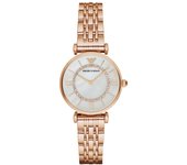 Emporio Armani Reloj STAINLESS STEEL，ROSE GOLD，QUARTZ/2 HAND AR1909