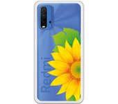 Funda compatible con Xiaomi Redmi 9T/Pocophone M3 - Medio Girasol