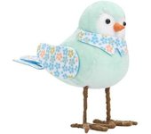 Figura de pájaros de peluche del día de San Patricio, figura de peluche de pájaro irlandés, decoración de tela, decoración de pájaros, estatua de mesa, decoración de mesa para el hogar, cocina, granja