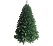 PLUS HOME Árbol de Navidad verde classic con base soporte metálica (tamaños: 120 cm, 150 cm, 180 cm, 210 cm) con 185, 257, 460 y 685 puntas/ramas respectivamente. Ideal para decorar tu hogar durante las fiestas con un diseño realista y fácil de montar.