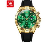 OLEVS Luxury Men Watch Quartz Man Watches Waterproof Luminous Top Brand Watch for Men Date Chronograph Sport Wristwatch
