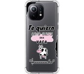 Tumundosmartphone Funda Silicona Antigolpes para Xiaomi Mi 11 5G diseño Vaca Dibujos