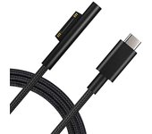 USB Type C Power Supply Charger Adapter 102W 15V 4A PD Fast Charging Cable for Microsoft Surface Pro 7/6/5/4/3 Book/Book 2