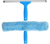 Combo Profesional de Limpieza de Ventanas: raspador y Raspador de microfibre para Ventanas, 14 pulgadas