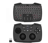 Rii RK707 2.4GHz Wireless Portable Game Controller Keyboard Mouse Combo Turbo Function for PC/Raspberry pi2/Android TV Google/TV