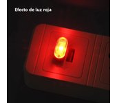 1-5 Pack Mini USB LED Ambient Light Car Interior Neon Decorative Light Plug and Play Emergency Light Portable Little Night Light
