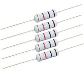 20PCS 2W 5% Carbon Film Resistor 2.2R 10R 22R 47R 51R 100R 150R 470R 1K 4.7K 10K 47K 1 2.2 10 22 47 51 100 150 470 Ohm 0.1R~4.7M
