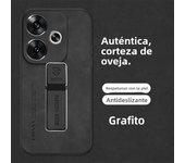 Luxury Sheepskin Magnetic Leather Holder Case for Xiaomi 13 13T 14 Pro Poco X6 X5 M6 F5 Pro F4 F3 C65 Protect Stand Back Cover f