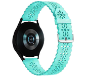 Sport Lace band for samsung galaxy watch 4/5/5 pro/6 classic/Active 2 silicone 20mm 22mm strap women bracelet huawei gt 4-3-2-2e