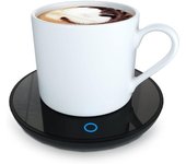 Calentador de tazas eléctrico Calentador de tazas de café: Calentador de tazas de escritorio inteligente con 2 configuraciones de temperatura Calentador de tazas Calentador de té eléctrico Calentador de bebidas con leche de cacao