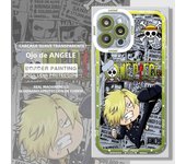 Phone Case for iPhone X XS 7 6s 12 Mini 11 15 Plus XR SE 13 Pro Max 14 Pro 8 Clear Silicone Cover  Luxury Cute O-One Piece