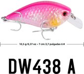 PROBEROS 1pc 7cm/10.5g Simulation Crankbait Wobbler Fishing Lure, 2.7inch/0.37oz Bionic Floating Hard Jerkbait, Fishing Tackle