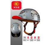Motorcycle Helmet Electric Vehicle Riding Locomotive for Harley Retro Half Helmet Four Seasons Universal Helmet Helmet Wholesale