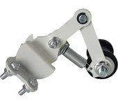Universal Motorcycle Chain Adjuster Tensioner Guide with Guide Wheels for Dirt Pit Pro for Dirt Bike 4 Wheeler Adjuster Roller