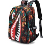 Mochilas para mujer Mochila de estudio, mochila doble impermeable de moda, adecuada para estudiantes de primaria, estudiantes de secundaria (tamaño: 42 * 29 * 17 CM)