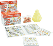 Tómbola Napolitana Complete Juego tradicional de Navidad PARA LA Familia Cartel with Smorkia y Númeross de Madera