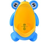 Orinal Rana Infantil para Entrenamiento de Baño | Inodoro Portátil para Niños y Bebés – Diseño Divertido y Antisalpicaduras Azul