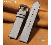 Leather Silicone Strap 22mm 20mm Quick Release Watch Strap Men Women Sport Wristband for Samsung Galaxy Watch 7 6 5 4 40mm/44mm