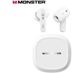 Monster QM10 TWS Earphones Bluetooth 5.4 HiFi Bass Stereo Sports Headphones Dual HD Mic Headset Long Standby