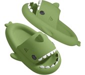 Chanclas de tiburón para niño y niña, para hombre y mujer, cómodas, antideslizantes, de suela gruesa, para piscina, de verano