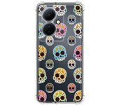 Funda Silicona Antigolpes para Vivo V29 Lite 5G diseño Catrina Dibujos