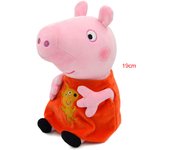 Peppa Pig Plush Pig Kids Toys High Quality 19CM Pet Dinosaur Teddy Bear Soft Stuffed Anime Figure Doll Children's Birthday Gifts