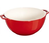 Staub Bowl with Two Handles - 25 cm, Red