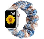 Scrunchie Strap For Apple Watch Band 8 Ultra 49mm 44mm 40mm 42mm 38mm 45mm 41mm Nylon Solo Loop Bracelet IWatch 8 7 SE 6 5 4 3 2
