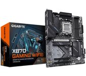 GIGABYTE X870 GAMING WIFI6 Placa Base - Compatible con CPUs AMD Ryzen 9000, VRM de 8+2+2 fases, hasta 8000MHz DDR5 (OC), 1x PCIe 5.0 + 3x M.2, Wi-Fi 6, 2.5GbE LAN, USB 3.2 Gen 2x2