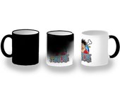 MERCHANDMANIA TAZA MÁGICA logo one piece Luffy personaje accion transformacion gear magic mug